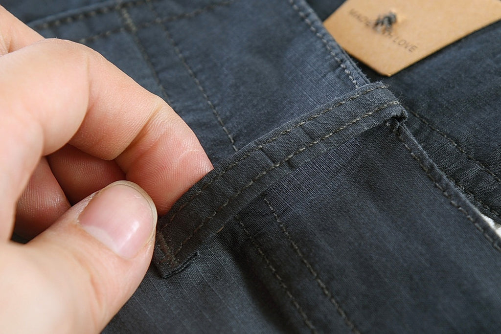 Summer Thin Breathable Men's Pencil Long Pants Jeans - enhanced image 18