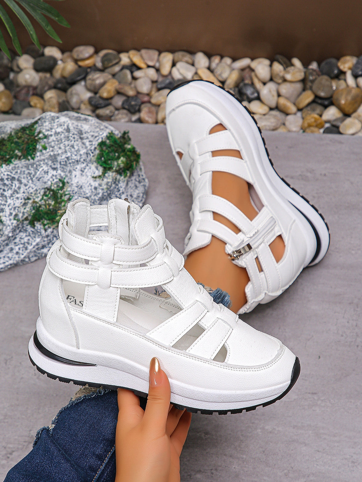 ALLFASHION™ – AirWave Velcro Platform Sandals - enhanced image 18