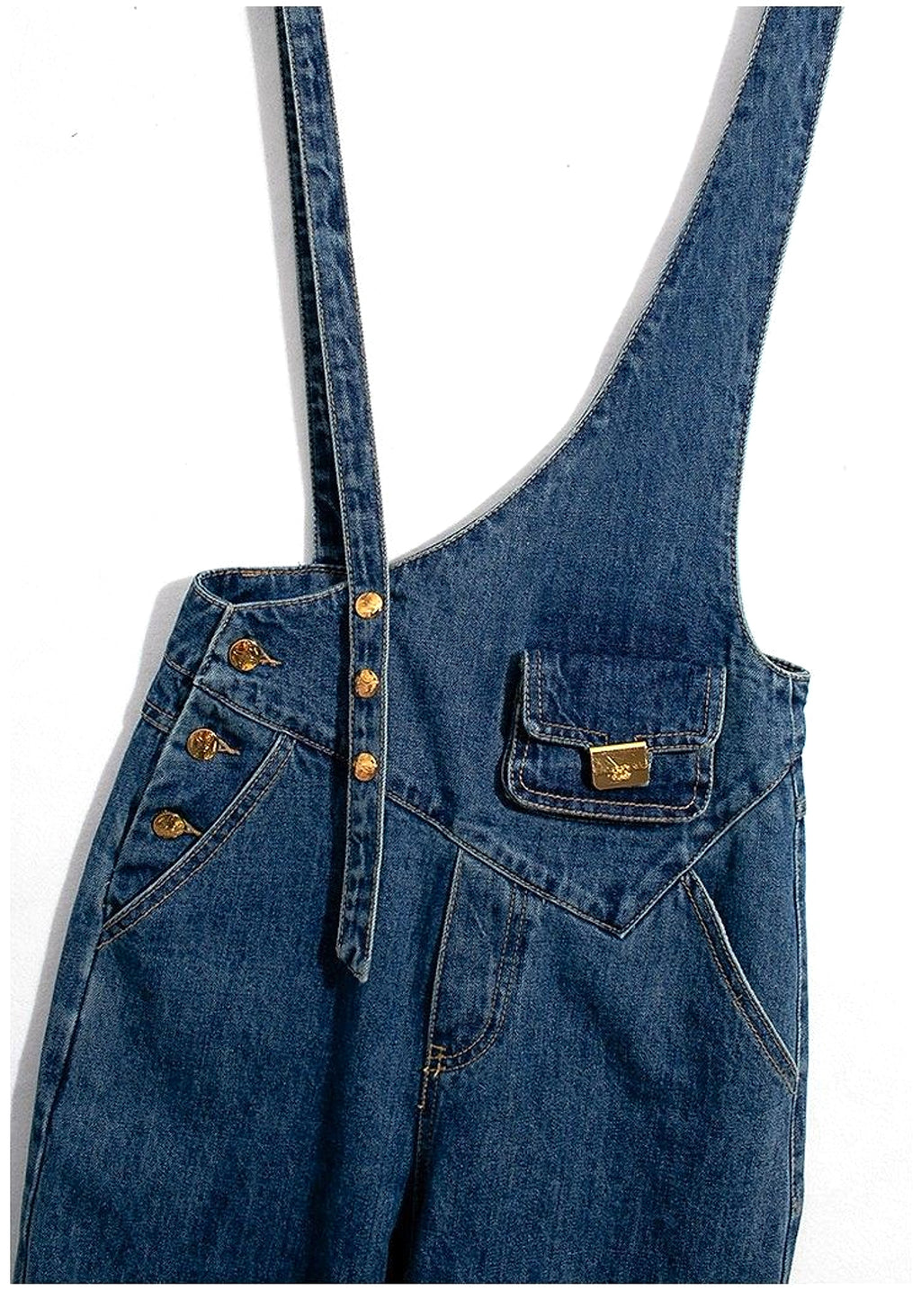 DenimCharm™ – Utility Strap Suspender Jeans - enhanced image 18