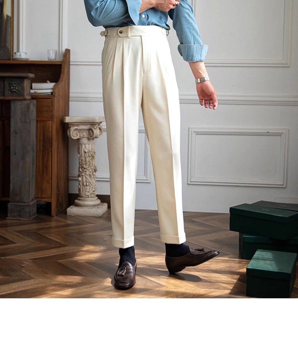 British Men Business Casual Pants - enhanced image 19