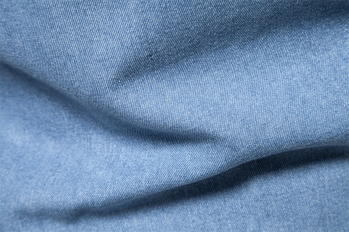 Casual Long Sleeve Washed DressShirt - enhanced image 19