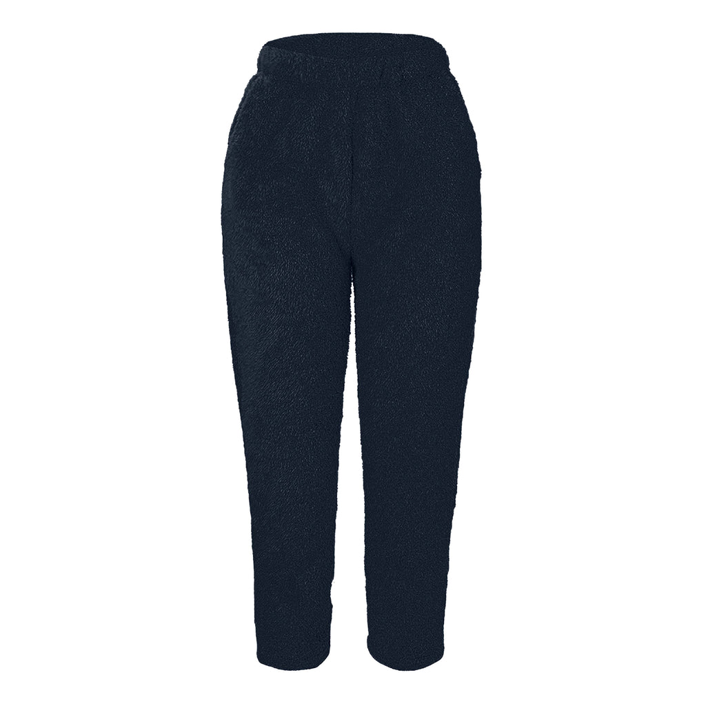 Double-sided Velvet Home Wear Women's Solid Color Loose Plush Pajama - enhanced image 19