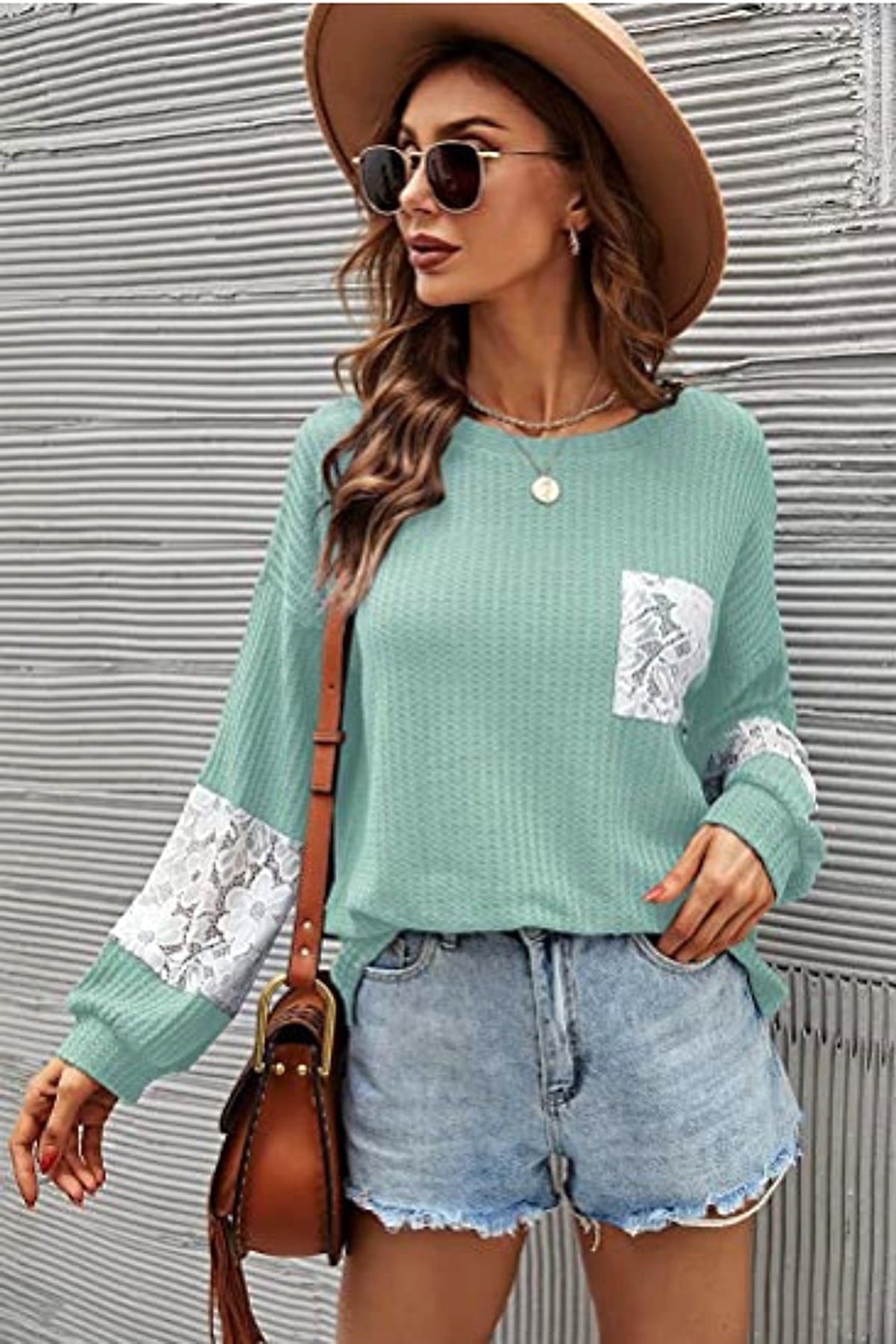 Lace Casual Women's Loose Patchwork Easy Matching Knitwear Women Sweater - enhanced image 19