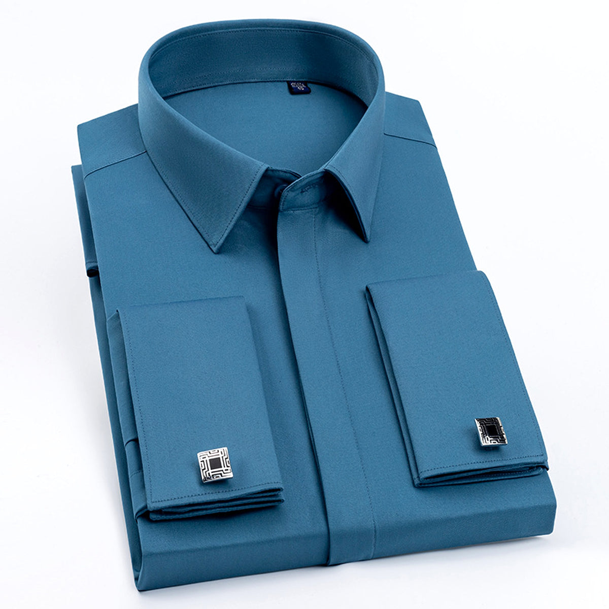 Men DressShirt Long Sleeve Shirt - enhanced image 19