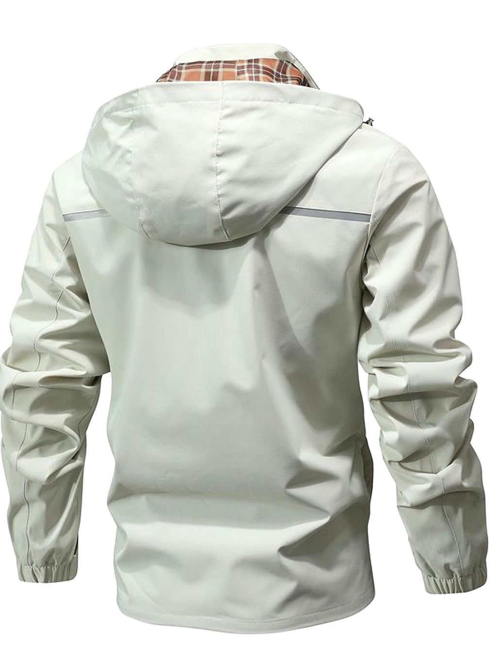 Men’s Mid-Length Hooded Trench Coat – Clean, Smart, Reliable