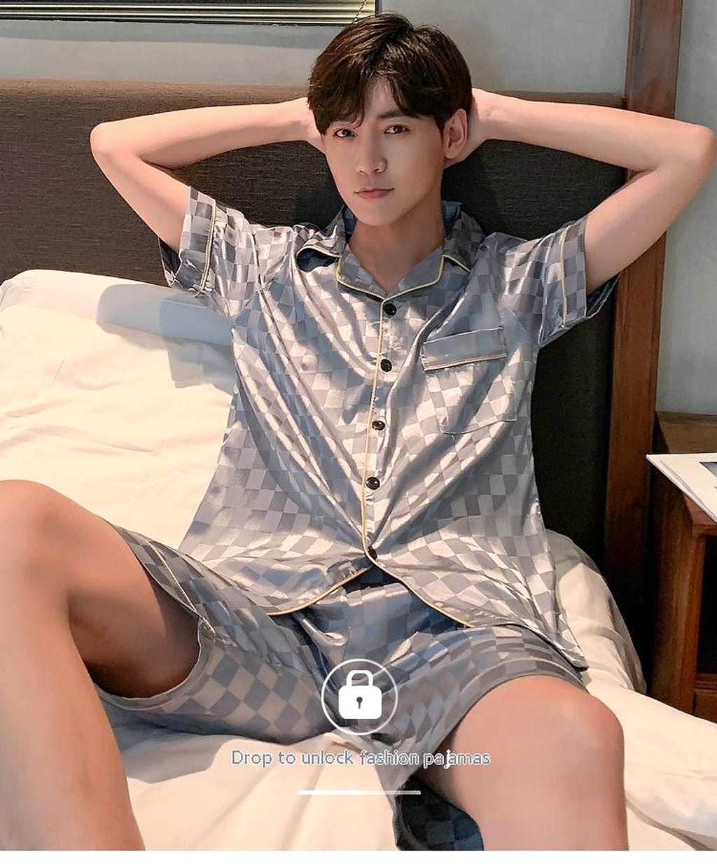 Men's Pajamas Summer Homewear Suit - enhanced image 19
