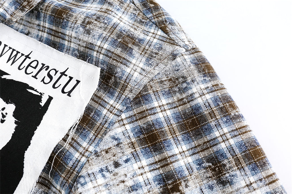 Plaid DressShirt For Women - enhanced image 19