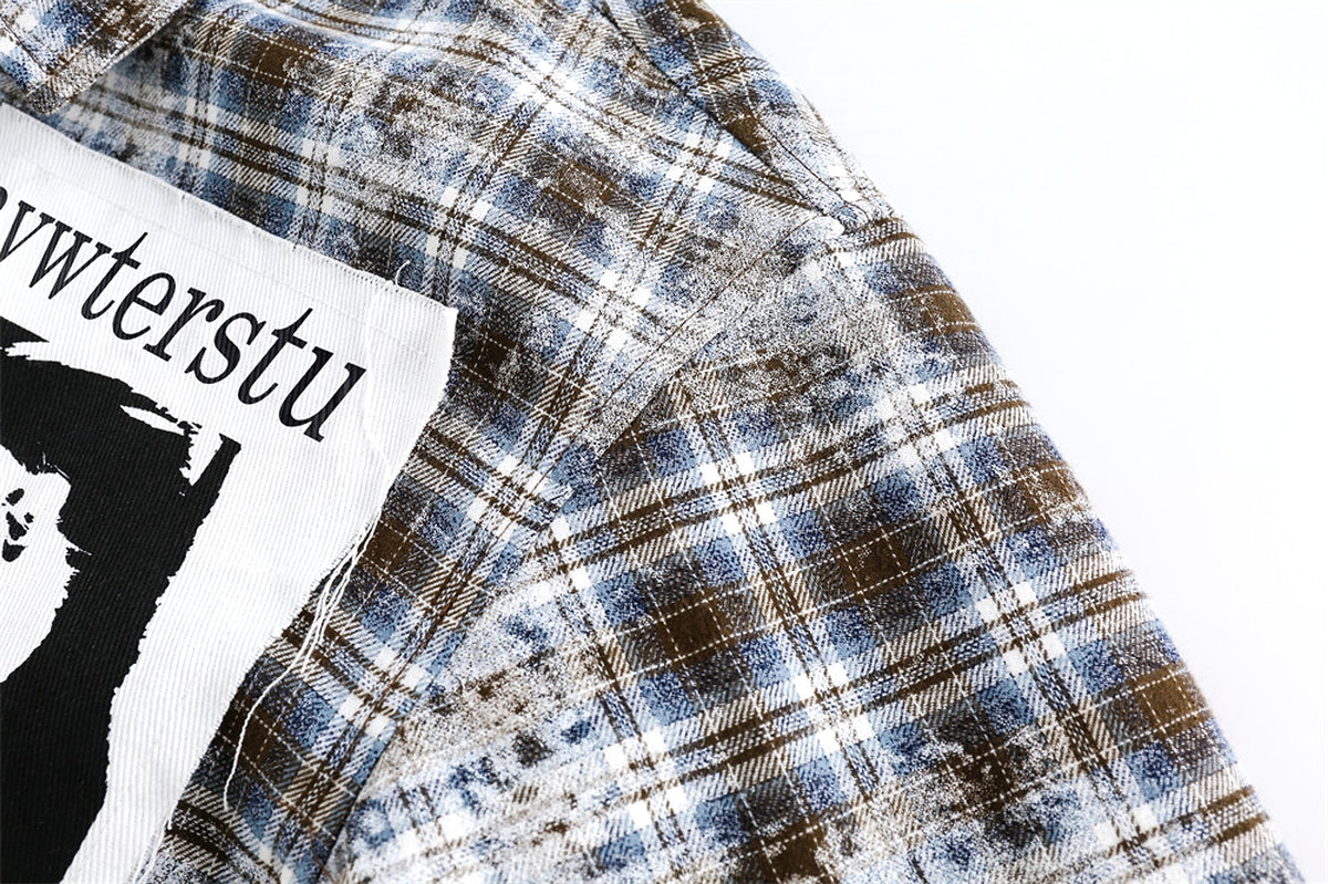 Plaid DressShirt For Women - enhanced image 19
