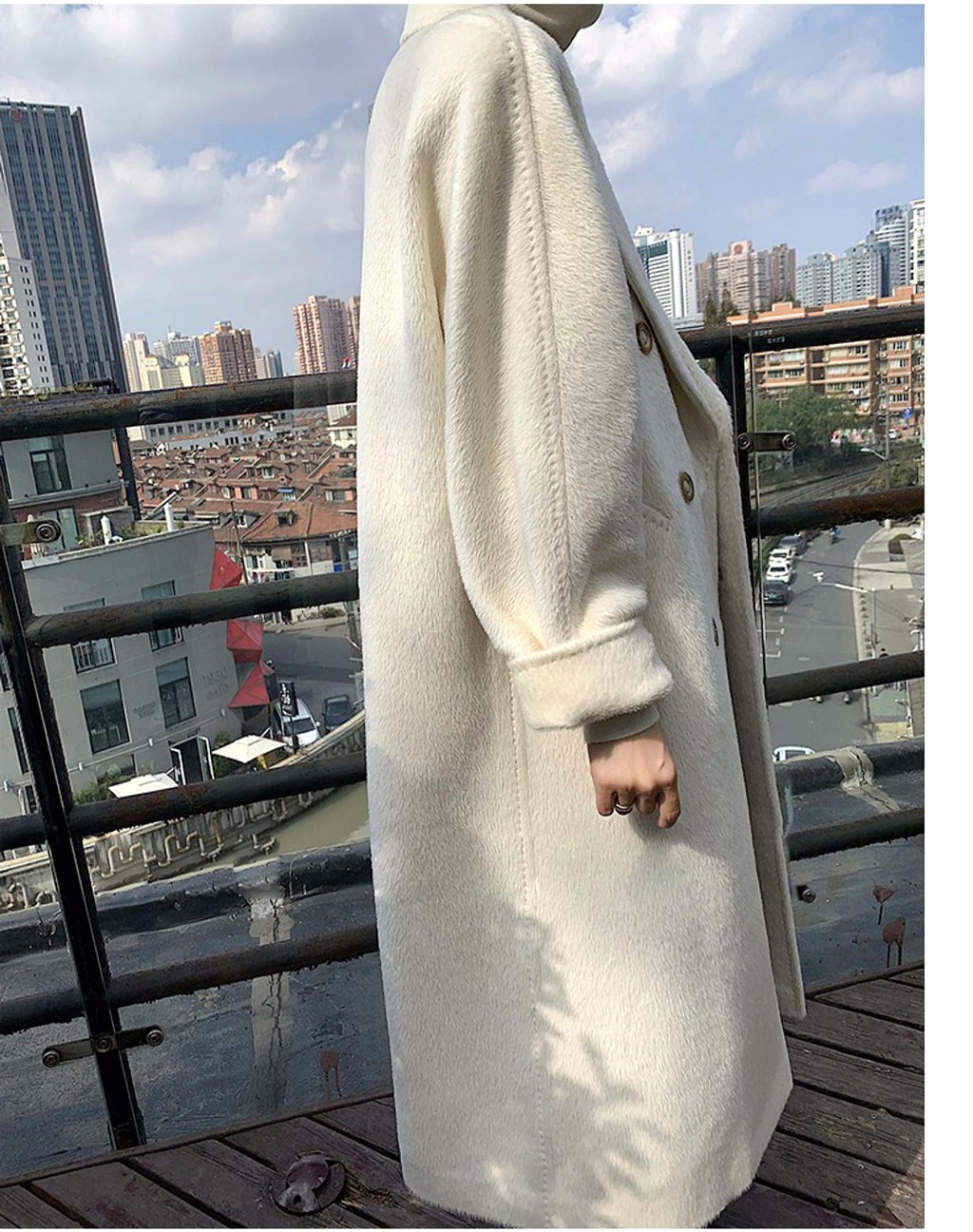Solid Sail Sheep Camel Coat – Luxury & Warmth for Winter Elegance - enhanced image 19