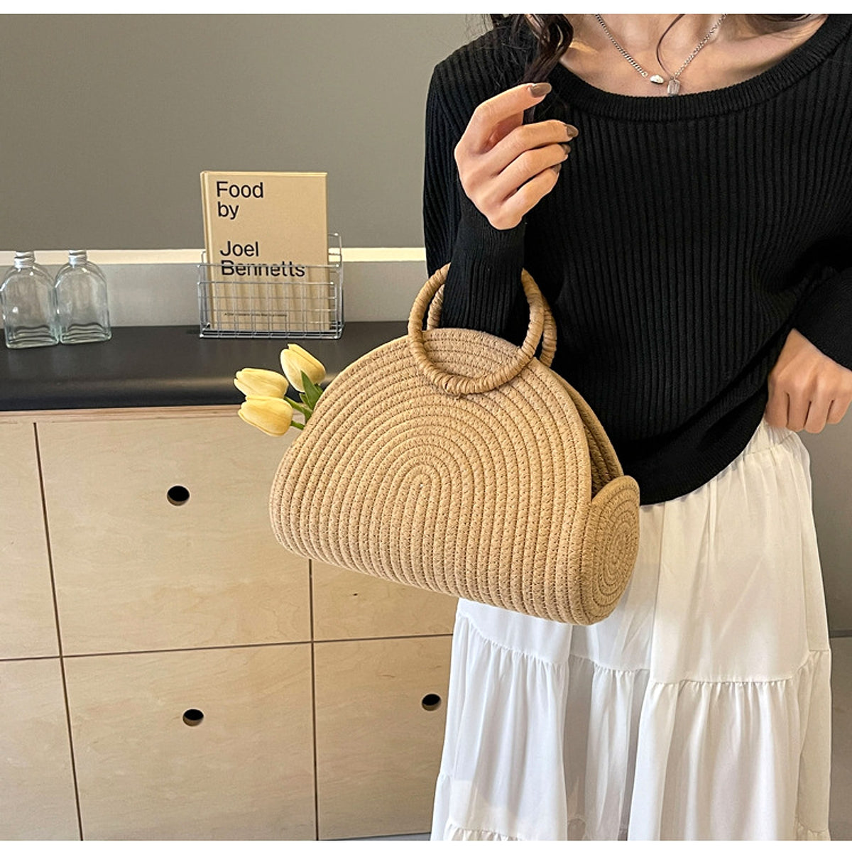 SolunaWeave™ – Tulip Shell Handbag - enhanced image 19