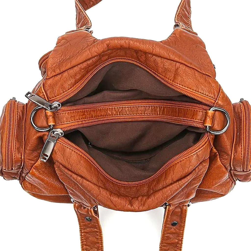 VALENZIA™ Vintage Leather Canvas Bag - enhanced image 19