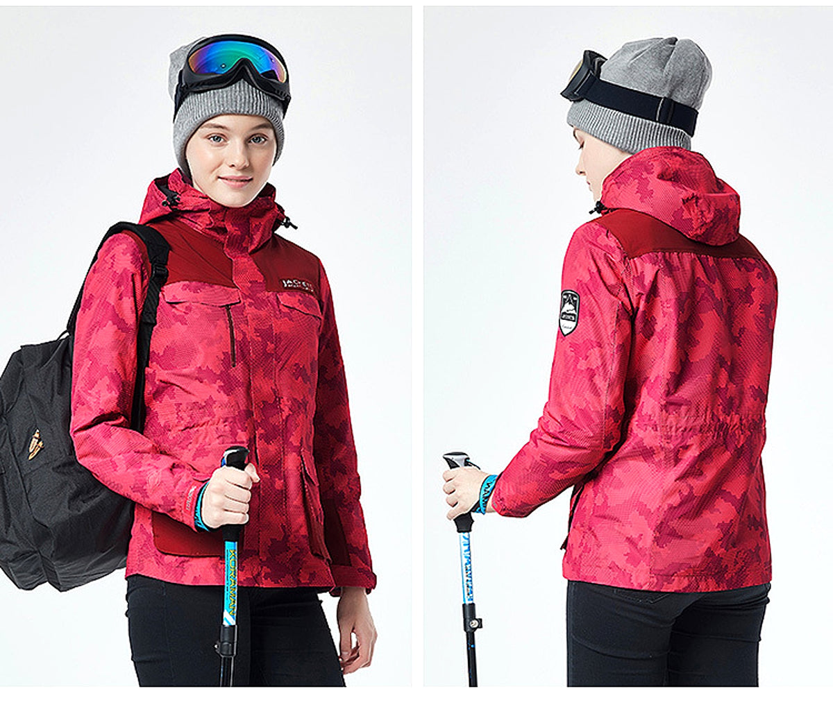 Winter Men Ski Jacket Waterproof Windproof Breathable Warm Softshell Long Sleeved Coat - enhanced image 19
