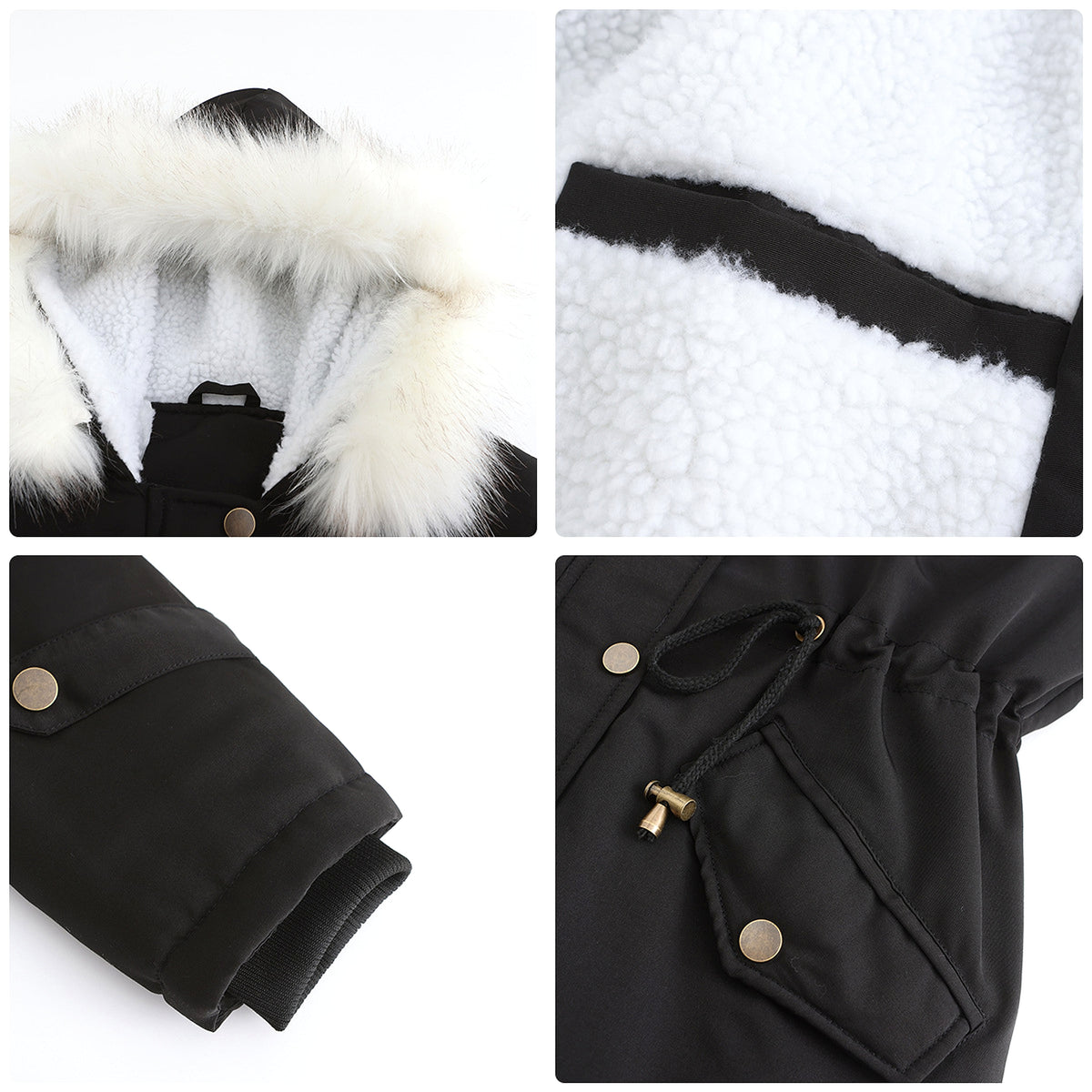 A1. Women's Coat Cotton-padded Jacket - enhanced image 19