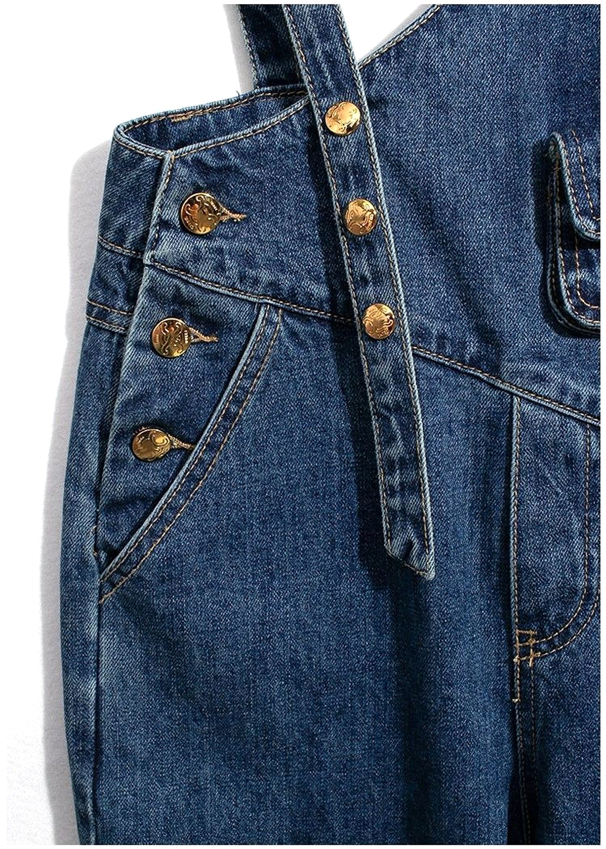 DenimCharm™ – Utility Strap Suspender Jeans - enhanced image 19