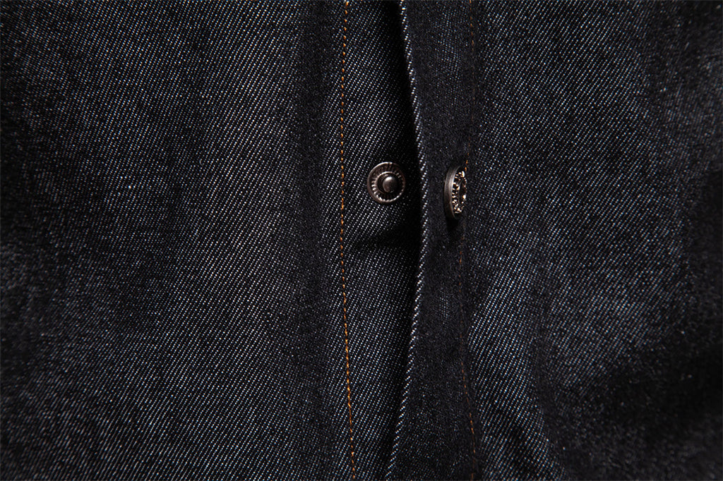 Casual Long Sleeve Washed DressShirt - enhanced image 20