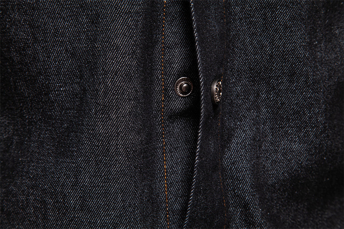 Casual Long Sleeve Washed DressShirt - enhanced image 20
