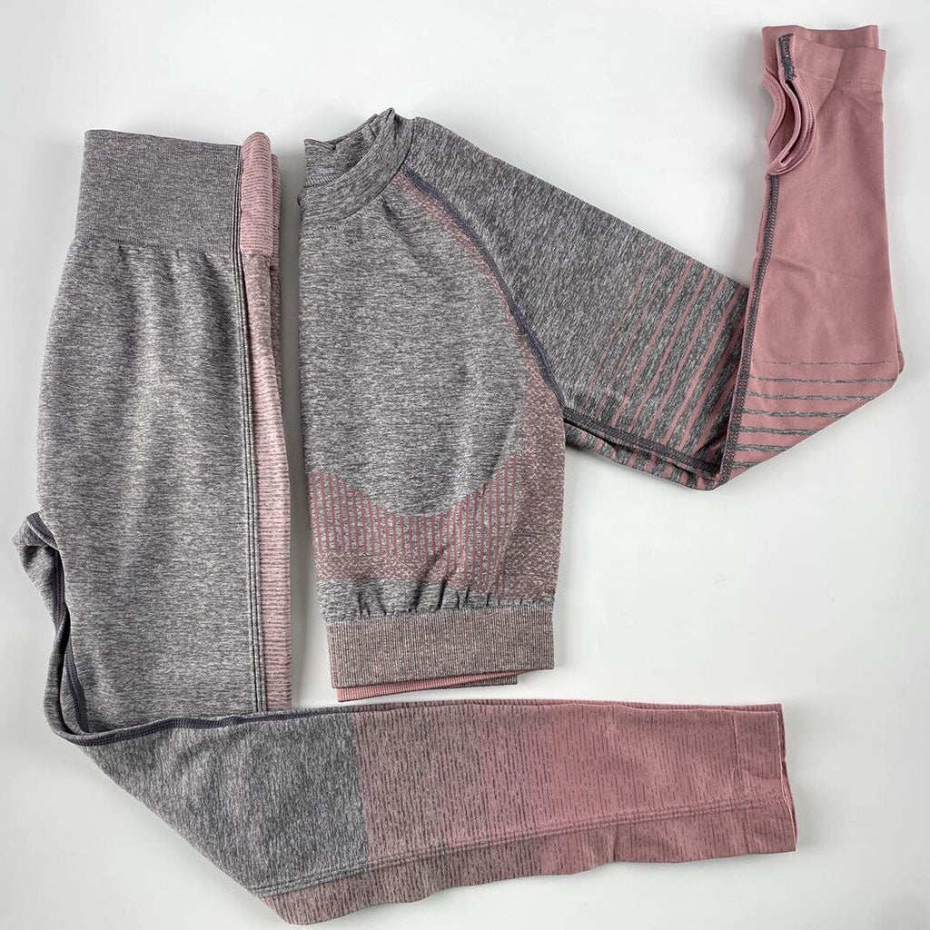 FlexSculpt™ – 2-Piece Seamless Gradient Workout Set - enhanced image 20