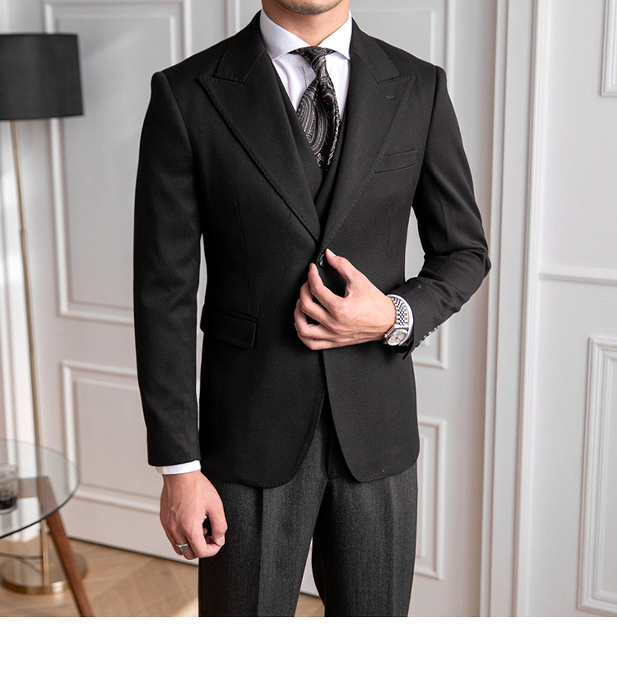 RoyalForm™ Men's Business Jacket – British Tailored Fit - enhanced image 20