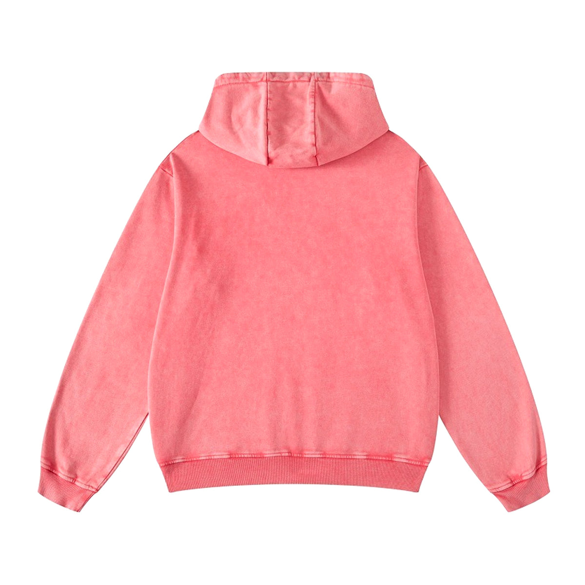 Thickened Washed Old Gradient Solid Color Batik Hooded Sweater For Men - enhanced image 20
