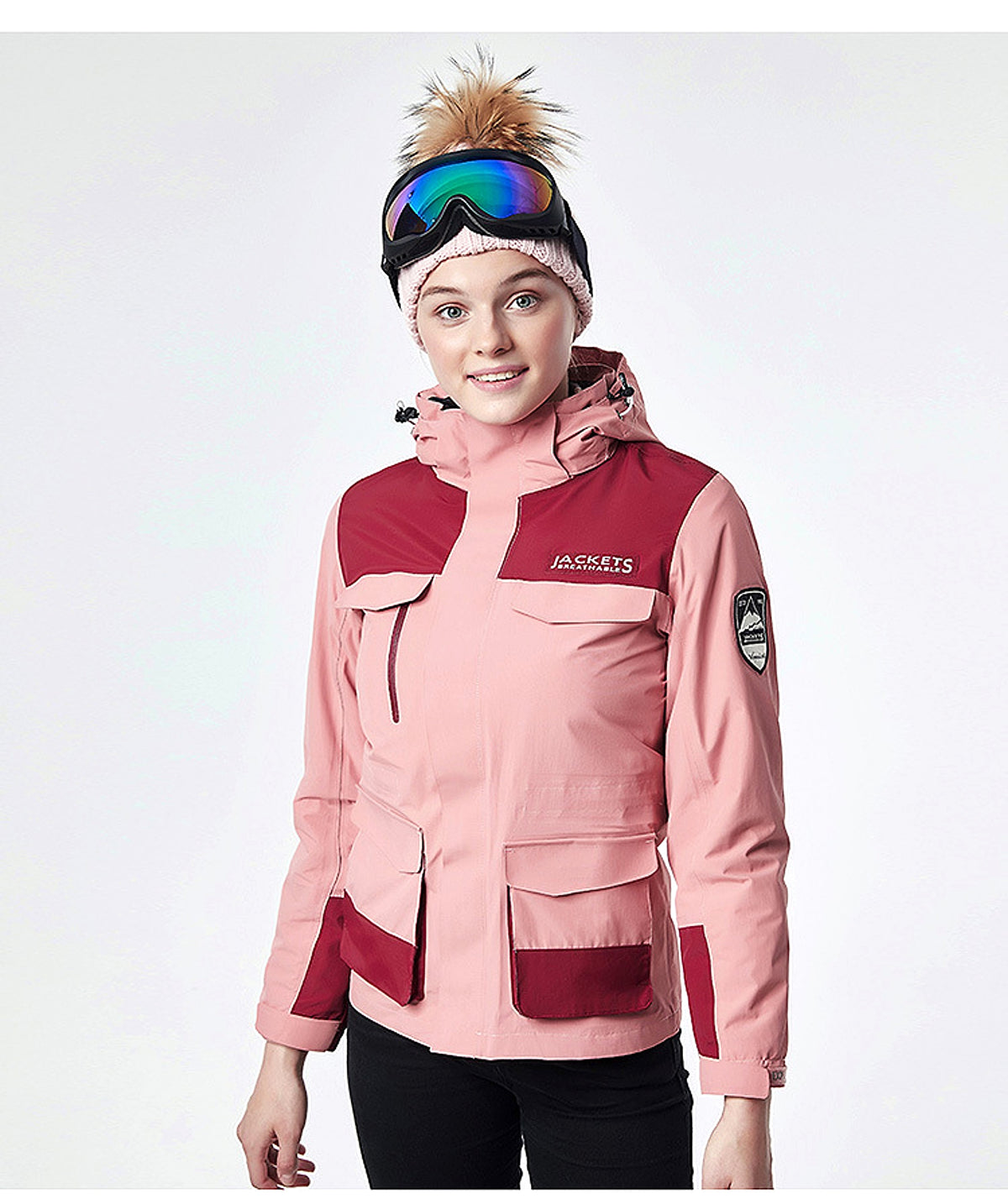 Winter Men Ski Jacket Waterproof Windproof Breathable Warm Softshell Long Sleeved Coat - enhanced image 20