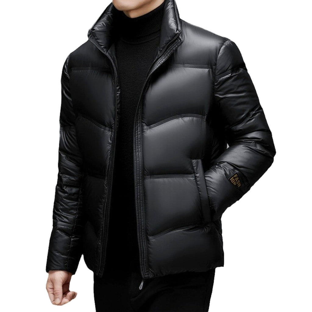 Winter Mid-old Men's Down Jacket Stand Collar Coat Thickened Protection Men - enhanced image 20