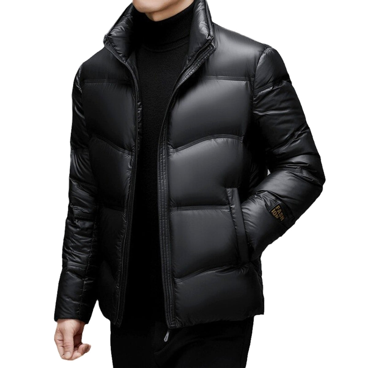Winter Mid-old Men's Down Jacket Stand Collar Coat Thickened Protection Men - enhanced image 20