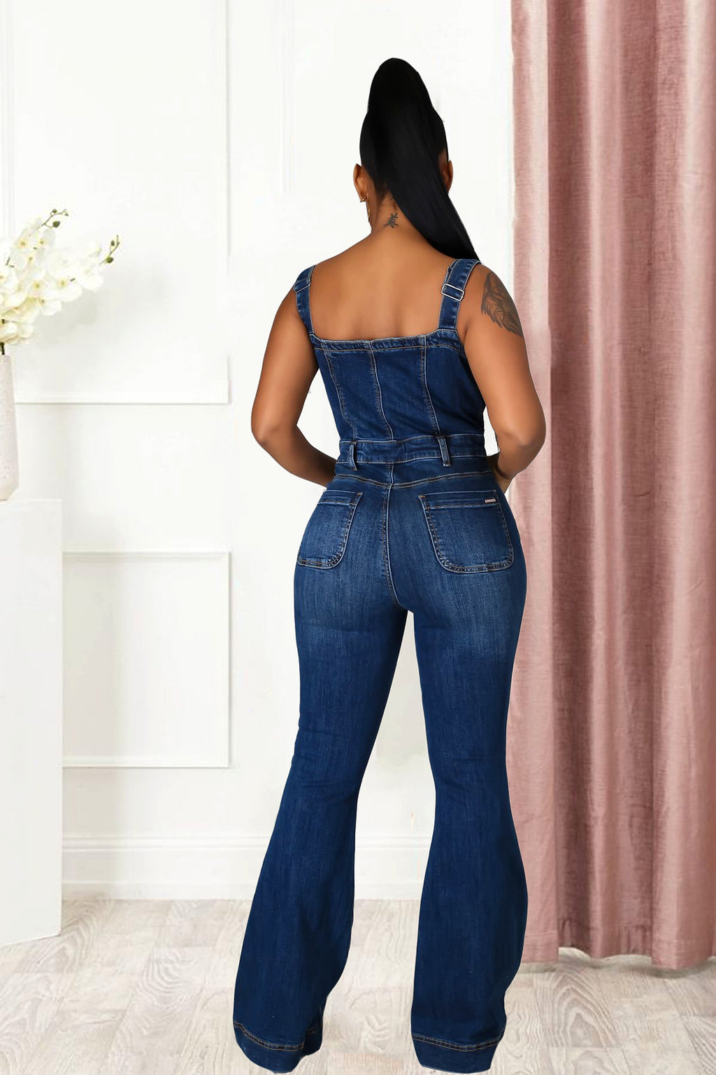 Women's Fashion Casual Denim Jumpsuit - enhanced image 20
