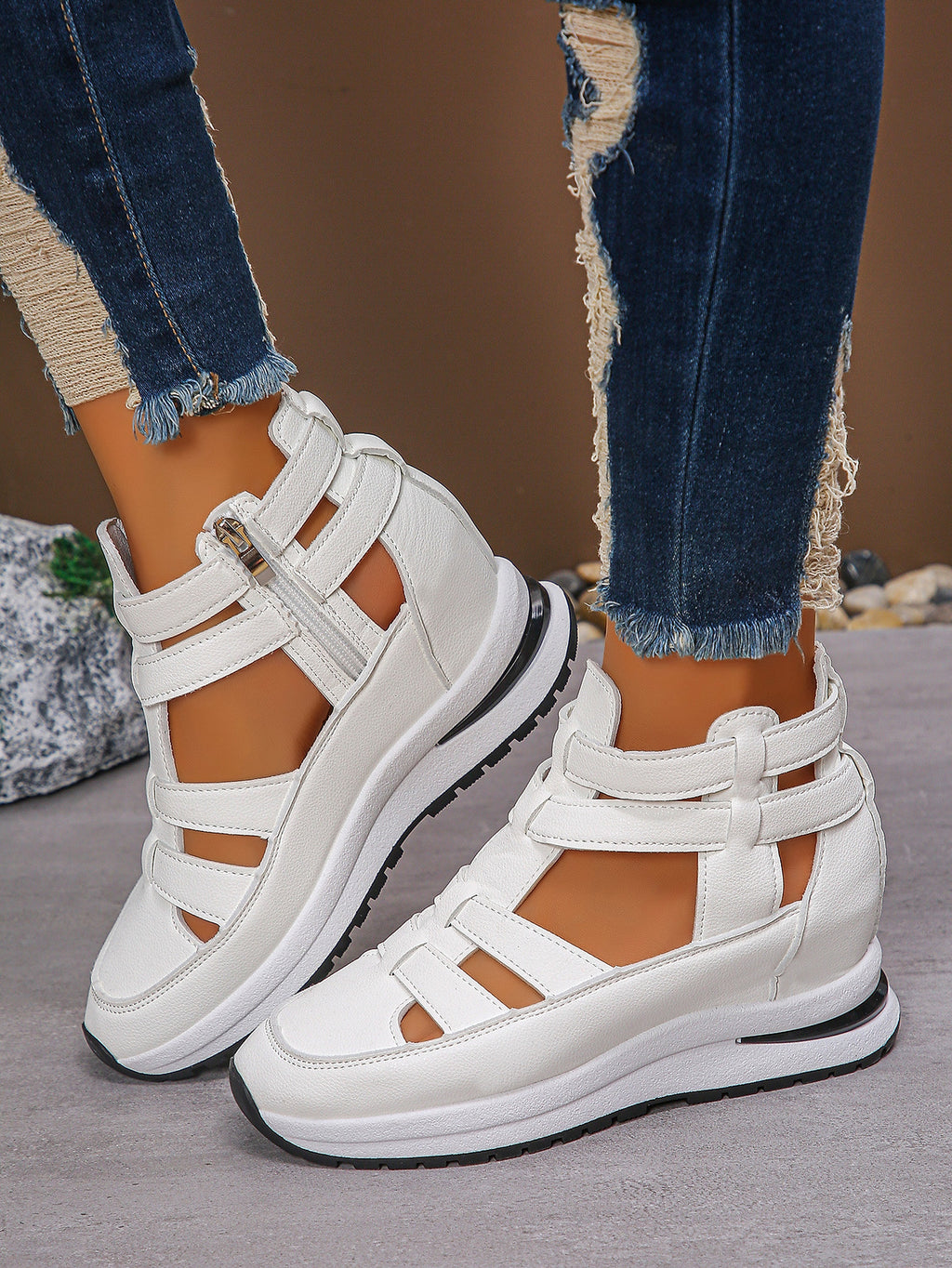 ALLFASHION™ – AirWave Velcro Platform Sandals - enhanced image 20