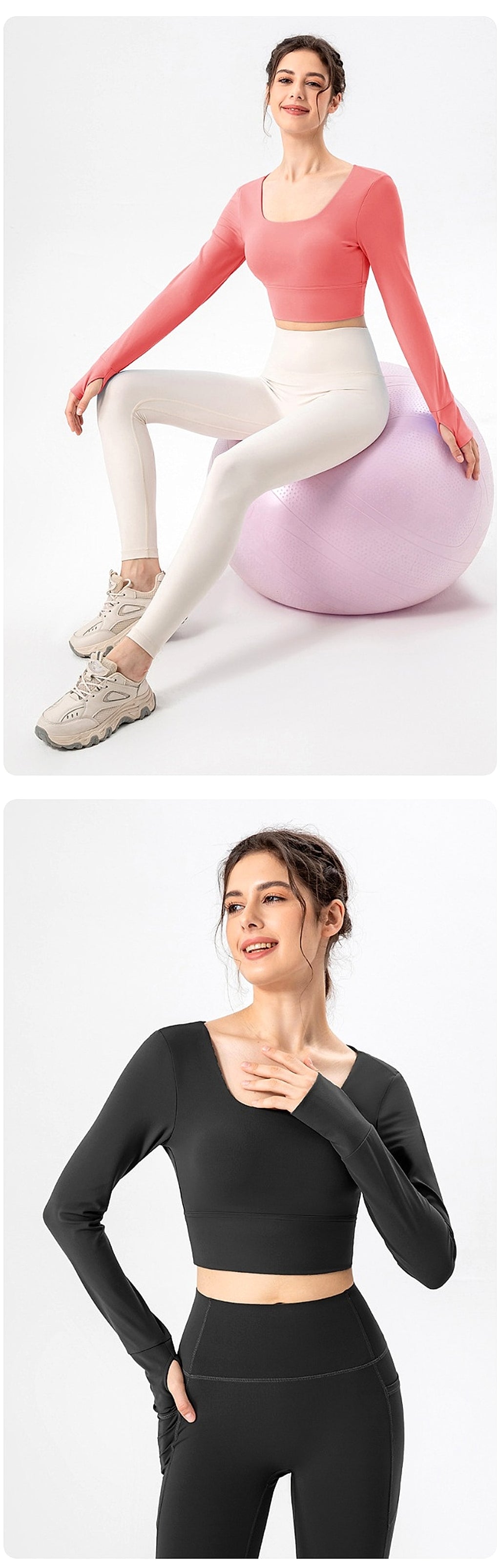 Yoga Leggings Clothes Women With Chest Pad - enhanced image 20
